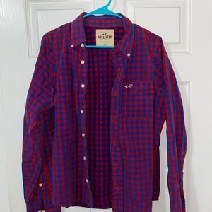 Hollister Long Sleeve Button up shirt - Medium